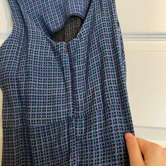 Vintage Plaid Maxi Dress - Picture 2 of 6